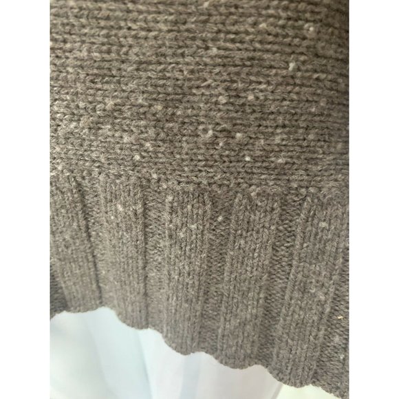 Banana Republic Women's S Brown Knit Short Sleeve Sweater Cashmere Merin… - Picture 2 of 5